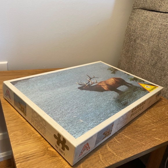 Piatnik Austria Puzzle Elk Canada Puzzle 1000 pieces No. 5413 – NEW - Picture 11 of 11